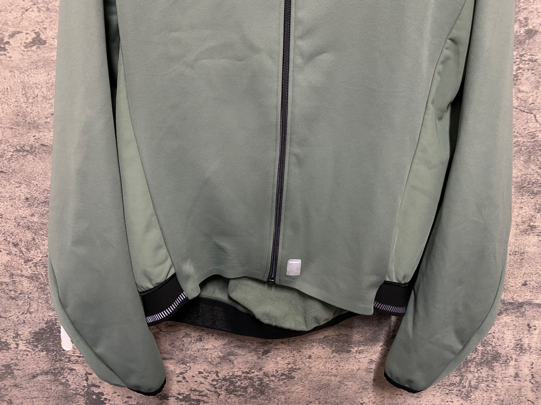 KP367 シマノ SHIMANO BEAUFORT 長袖 サイクルジャージ アーミーグリーン XXL 未使用品