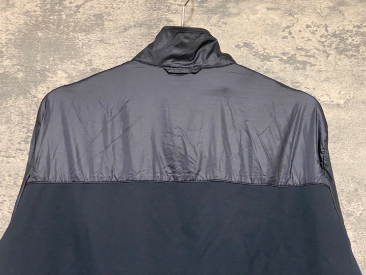 KE427 パールイズミ PEARL iZUMi 長袖 サイクルジャケット 紺 グレー M 裏起毛
