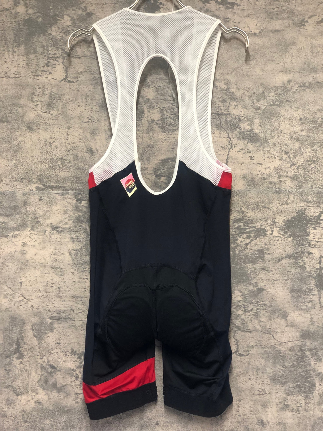 KL259 ラファ Rapha LIGHTWEIGHT BIB SHORTS ビブショーツ 黒 赤 L
