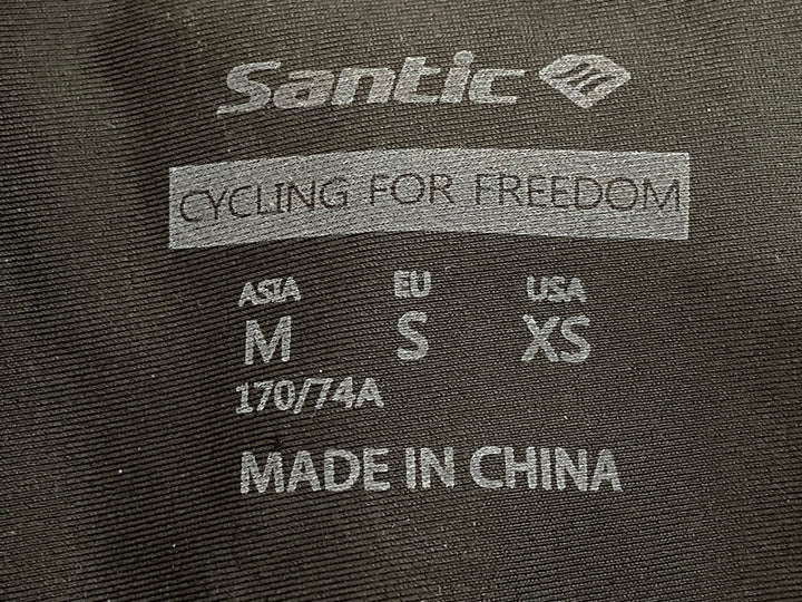 JN094 サンティック SANTIC ビブタイツ 黒 L