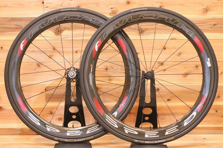 フルクラム FULCRUM スピード SPEED 55T RIM シマノ 11S/12S カーボン チューブラー ロードバイク ホイールセット 【広島店】