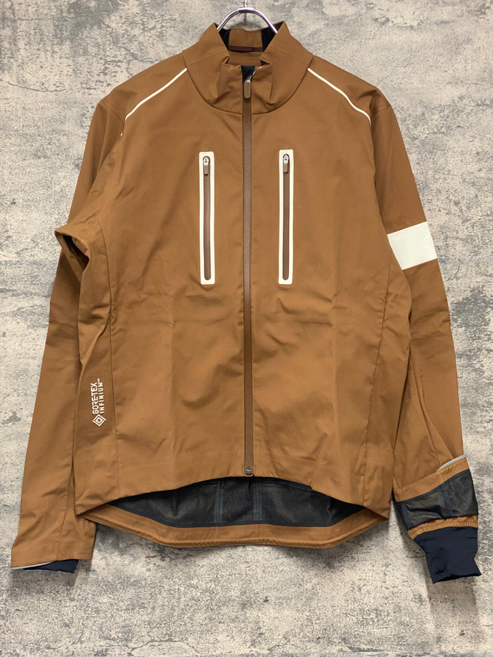 JY603 ラファ Rapha CLASSIC WINTER JACKET 長袖 サイクルジャケット 茶 L GORE-TEX INFINIUM ソフトシェル