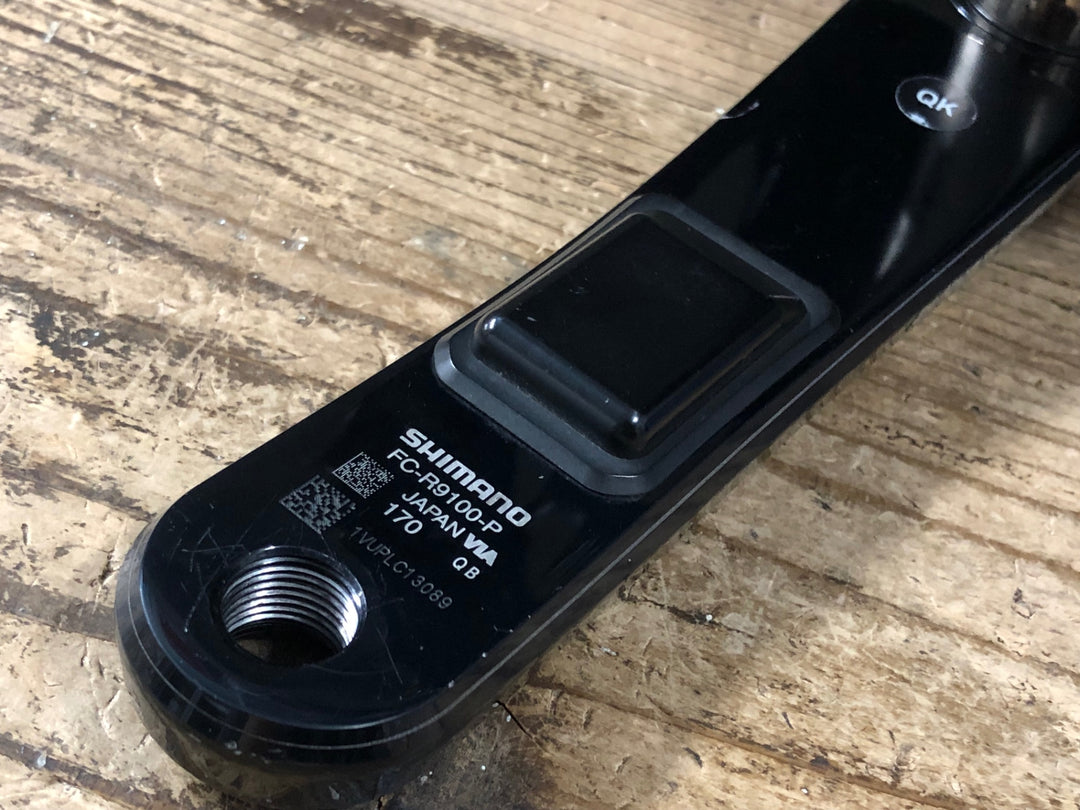 KM964 シマノ SHIMANO デュラエース DURA-ACE FC-R9100-P パワーメーター クランクセット 170mm 50/34T ケーブル付属