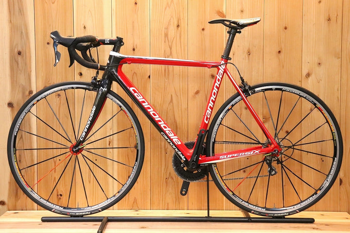 キャノンデール CANNONDALE スーパーシックス SUPERSIX HI-MOD 2010年モデル 54サイズ シマノ 105 5800 11S カーボン ロードバイク 【芦屋店】