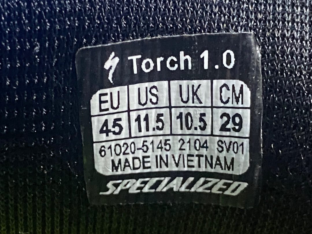 KL070 スペシャライズド SPECIALIZED Torch 1.0 BG BOA ビンディングシューズ 黒 EU45