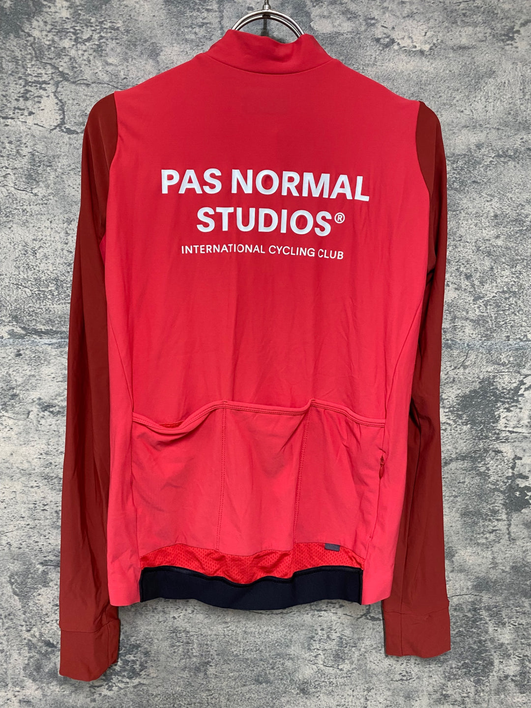 JY483 パスノーマルスタジオ PAS NORMAL STUDIOS Mechanism Long Sleeve Jersey 長袖 サイクルジャージ レッド L