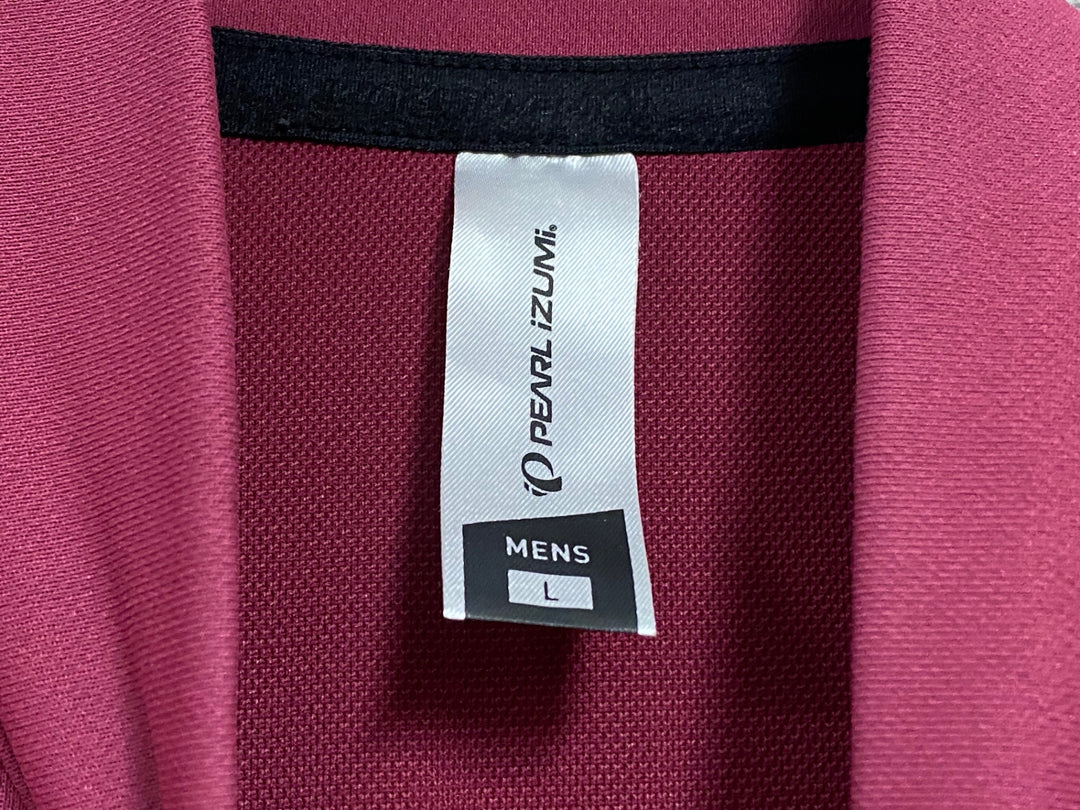 JW074 パールイズミ PEARL iZUMi 半袖 サイクルジャージ ピンクパープル L