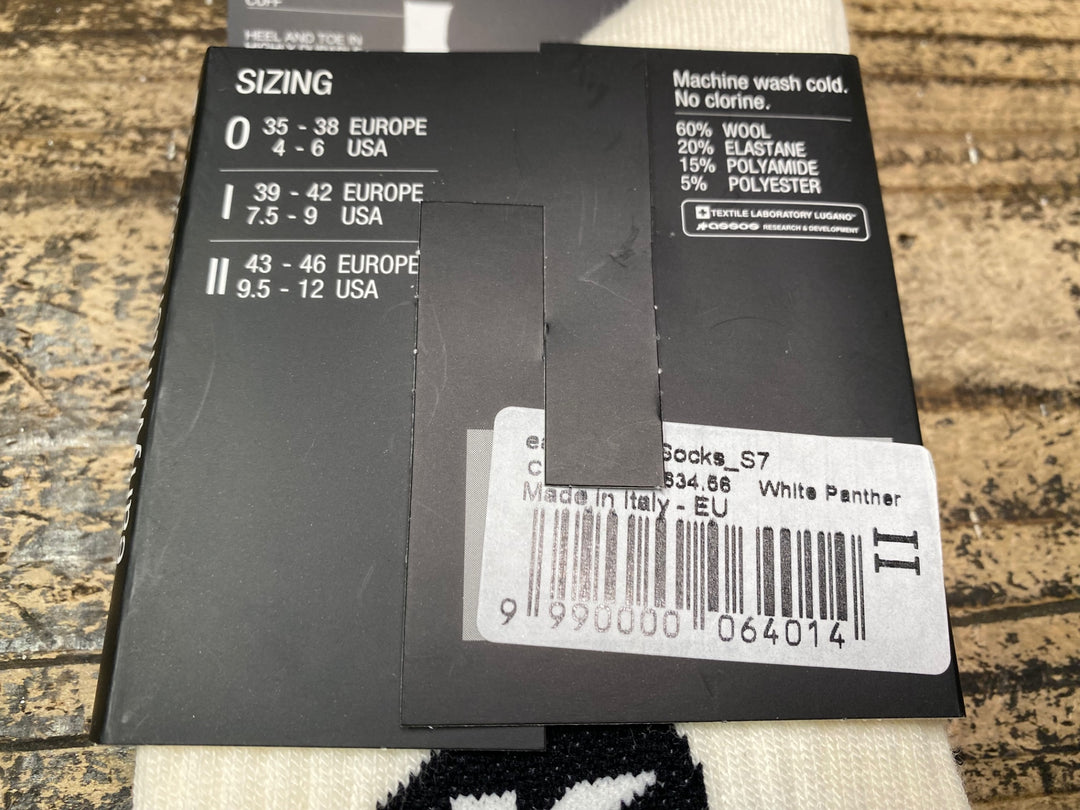 JQ170 アソス assos earlywinterSocks S7 サイクルソックス 白 2