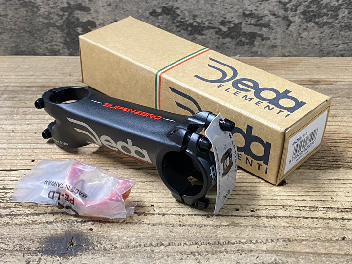 JS297 デダ DEDA SUPER ZERO アルミ ステム Φ31.7 110mm 82°