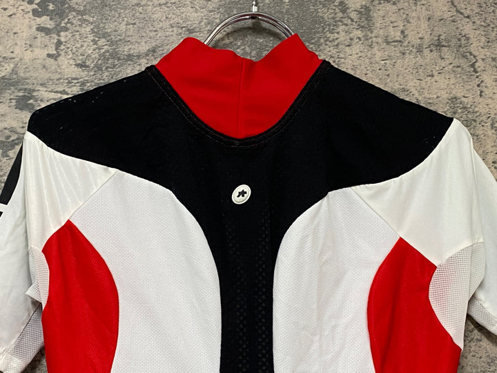 KN821 アソス ASSOS SS.13 半袖 サイクルジャージ 赤 S
