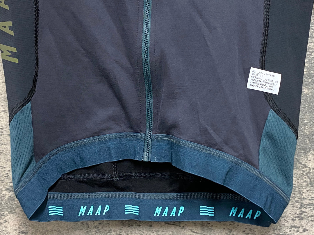 JV863 マープ MAAP ALT ROAD JERSEY 半袖 サイクルジャージ グレー L 裏起毛