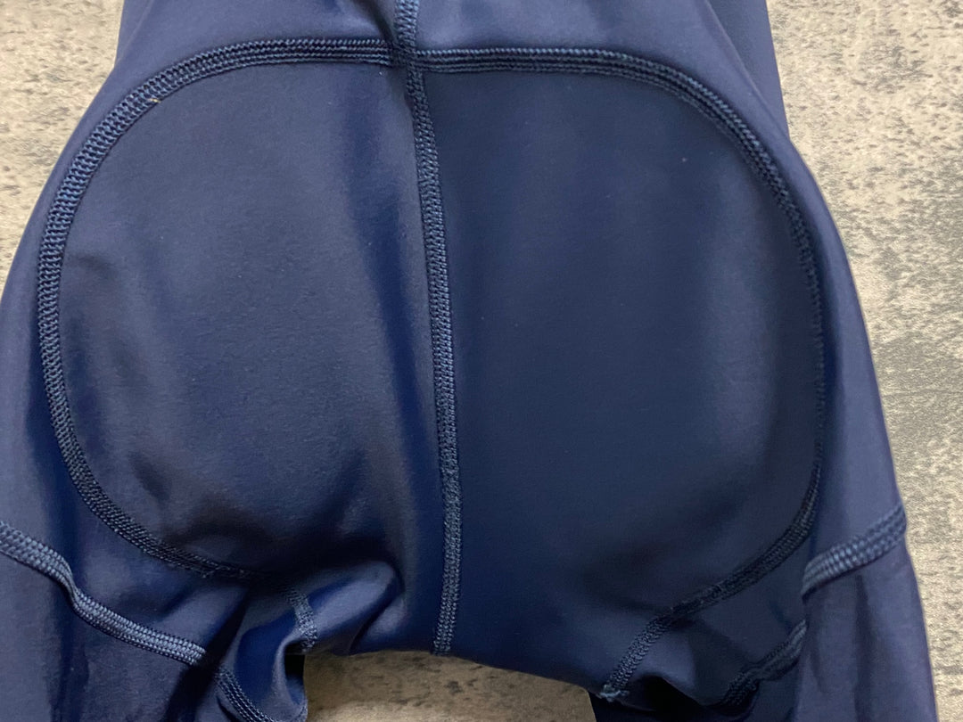 JV437 ラファ Rapha RCC WOMENS PRO TEAM WINTER TIGHTS ビブタイツ ネイビー S 手縫い加工品 裏起毛