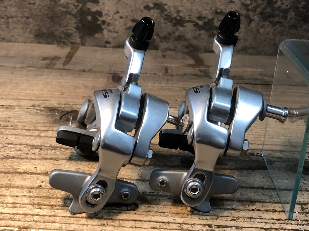 JV307 シマノ SHIMANO 105 BR-5800 キャリパーブレーキ 前後セット シルバー