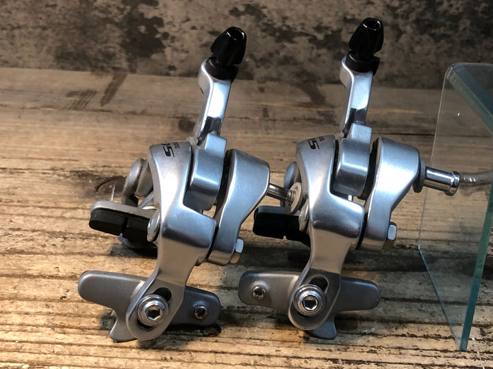 JV307 シマノ SHIMANO 105 BR-5800 キャリパーブレーキ 前後セット シルバー