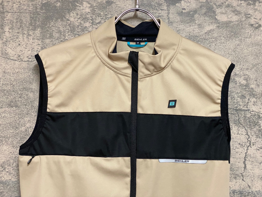 KD769 ビーラー BIEHLER サイクルベスト ジレ サンドベージュ M