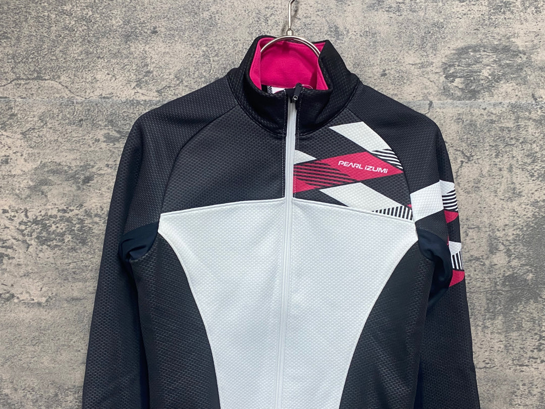 JW994 パールイズミ PEARL iZUMi 長袖 サイクルジャージ 白 S 裏起毛