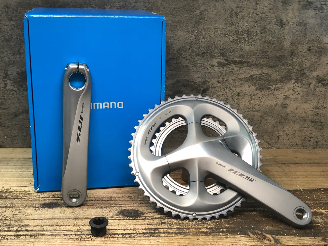 JR627 シマノ SHIMANO 105 FC-R7000 クランクセット シルバー 50/34T 170mm