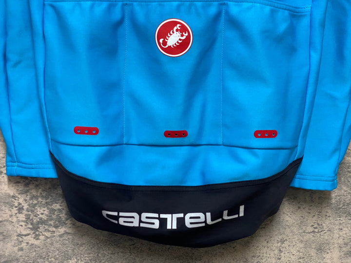 KO896 カステリ CASTELLI ROSSOCORSA 長袖 サイクルジャージ 水色 M perfetto