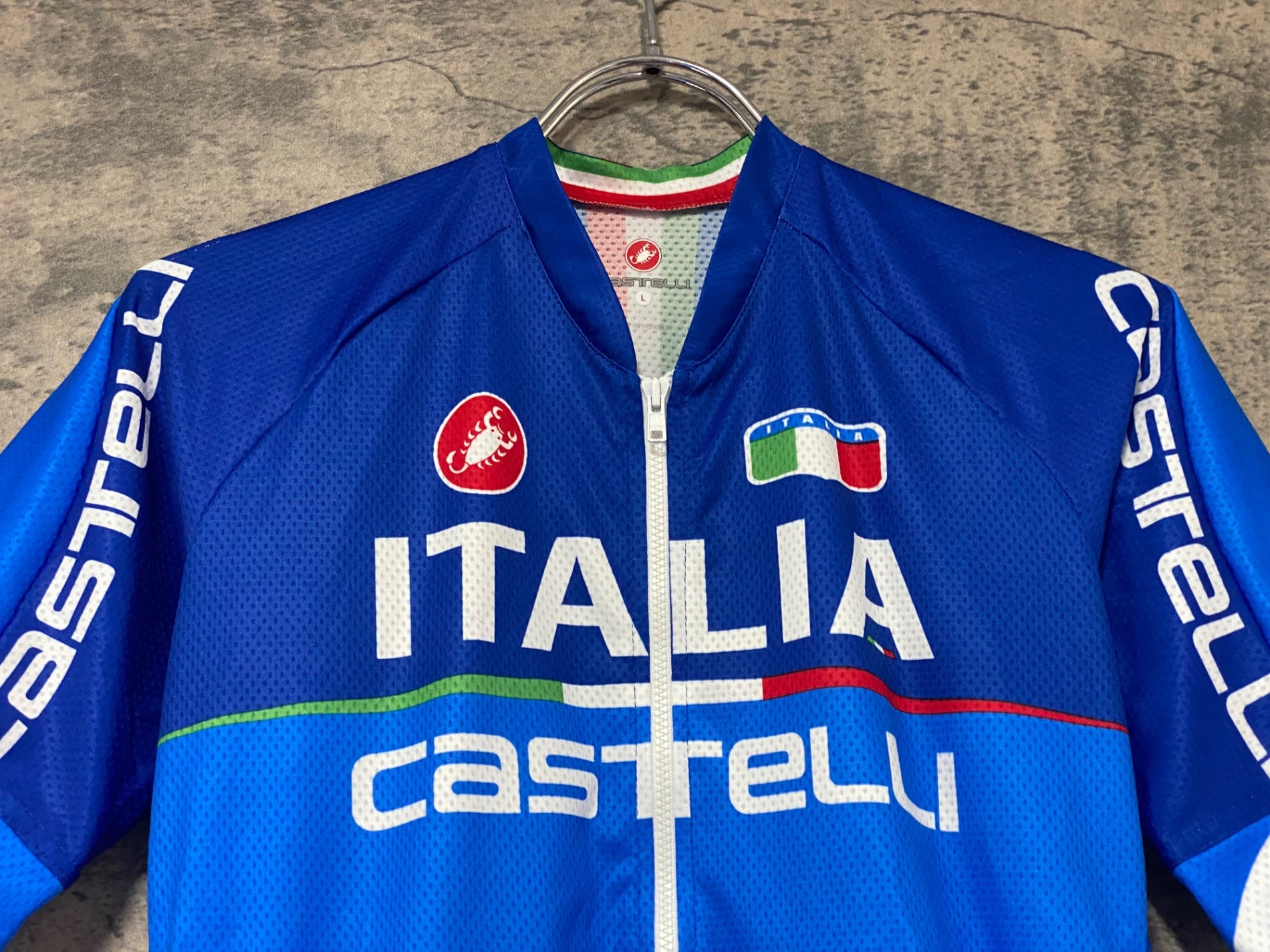 KJ759 カステリ CASTELLI 半袖 サイクルジャージ 青 L – BICI AMORE