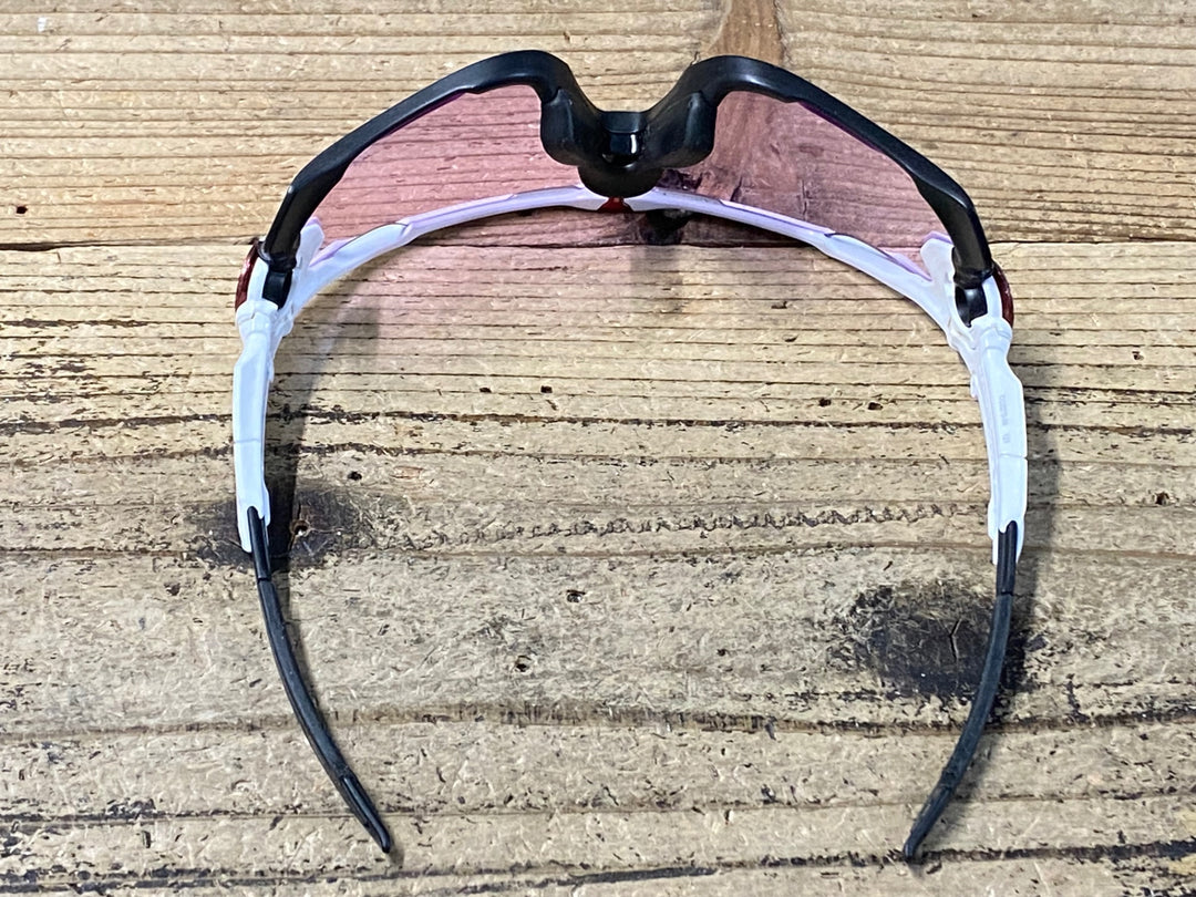KE237 オークリー OAKLEY JAWBREAKER サングラス アイウェア 白黒 PRIZM ピンク クリア レンズ付属 ※汚れ