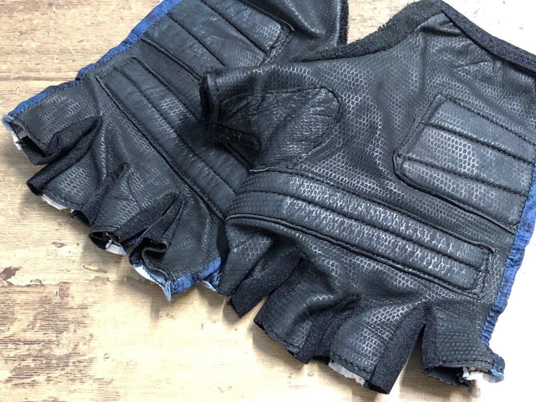 KM383 パンダーニ Pandani 指切 グローブ 紺 黒 L