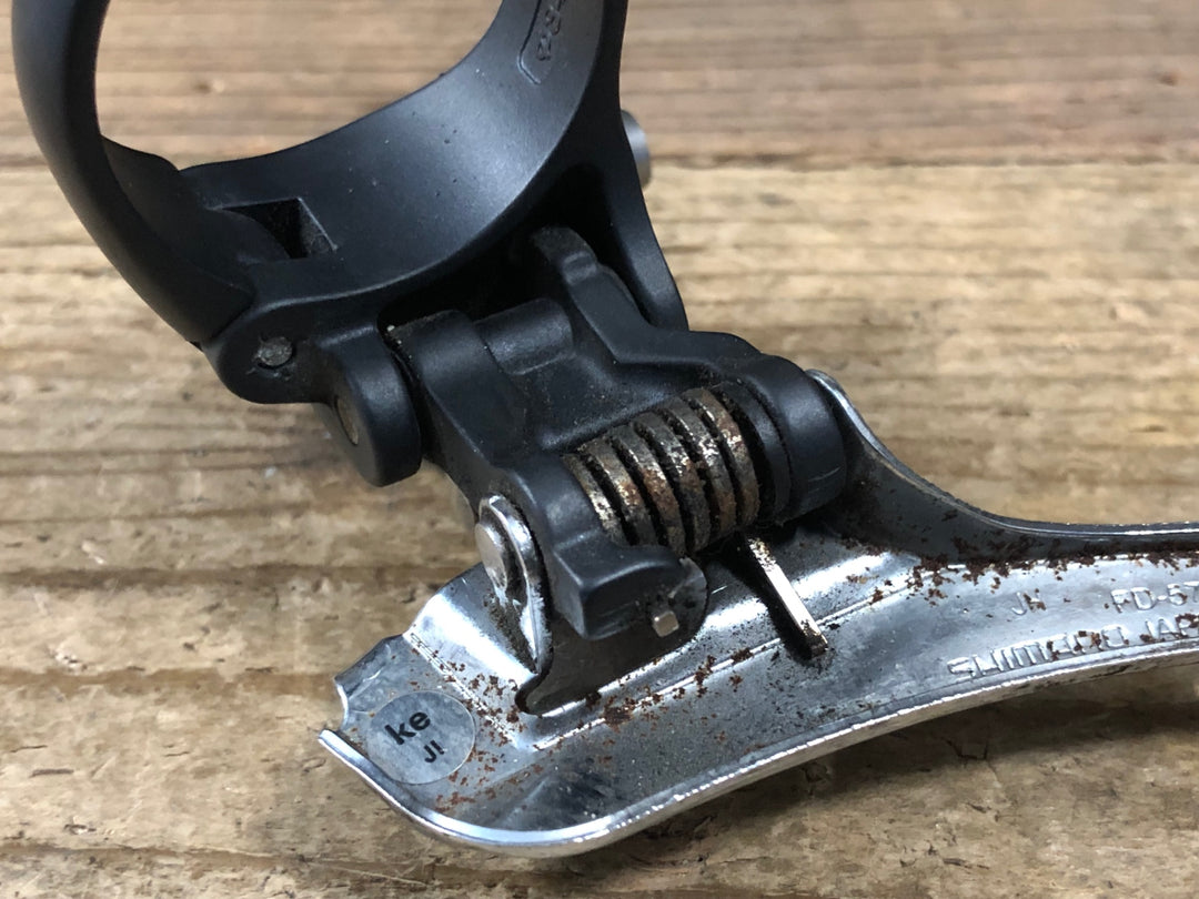 KL051 シマノ SHIMANO 105 FD-5700 フロントディレイラー バンド Φ34.9 2S