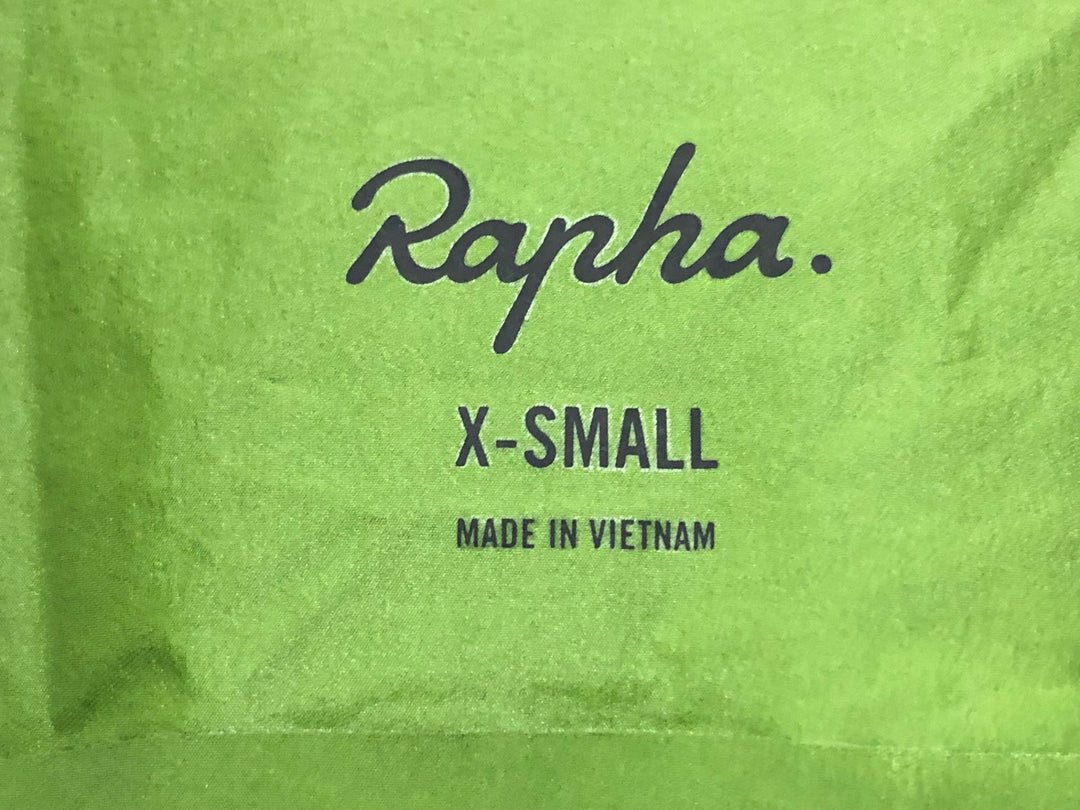 KL468 ラファ Rapha WOMEN'S PRO TEAM LIGHTWEIGHT GILET サイクルベスト ジレ 黄緑 XS ※動物の毛