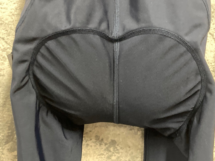 JE269 ラファ Rapha SOUPLESSE WINTER TIGHTS WITH PAD ビブタイツ ダークネイビー オレンジ レディース XXS 裏起毛