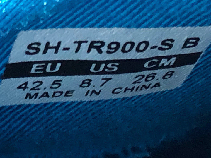 KE181 シマノ SHIMANO TR9 SH-TR900 ビンディングシューズ 青 EU42.5 3穴