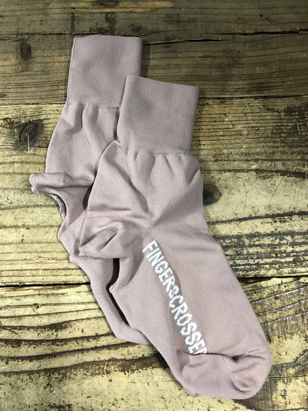 KM725 フィンガークロスド FINGERSCROSSED OVERSOCKS シューズカバー ピンク 39-42