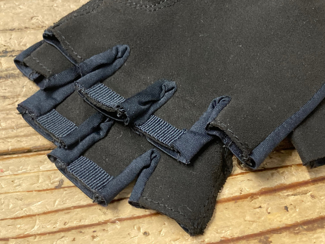 KM745 ラファ Rapha PRO TEAM MITTS 指切りグローブ 黒 S