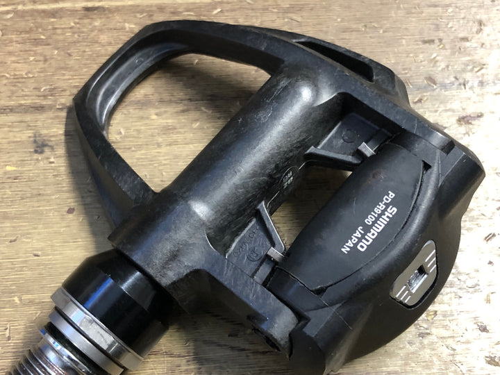 KH806 シマノ SHIMANO デュラエース DURA-ACE PD-R9100 ビンディングペダル SPD-SL 青クリート付