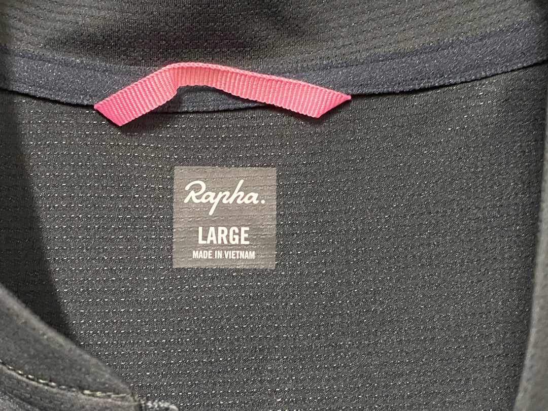 JI368 ラファ Rapha CLASSIC FLYWEIGHT JERSEY サイクルジャージ 黒 L