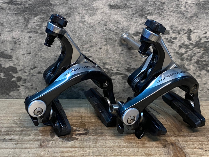 JH063 シマノ SHIMANO デュラエース DURA-ACE BR-9000 キャリパーブレーキ 前後セット ※取付ナット非純正