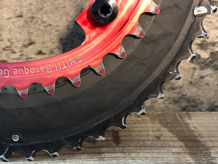 JU061 シマノ SHIMANO アルテグラ ULTEGRA FC-R8000 アウターチェーンリング 52/36T セット インナー SMITH Baroque Gear楕円