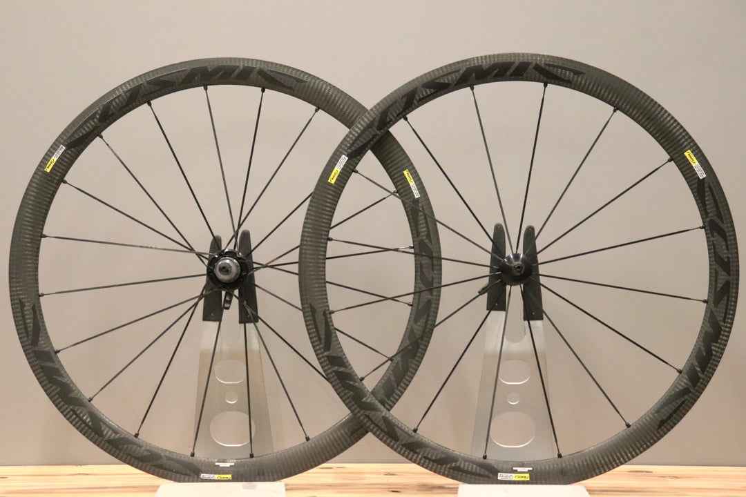 マヴィック MAVIC コスミック カーボン COSMIC CARBONE 40 ELITE アルミ/カーボン クリンチャー シマノ 11/12S ホイールセット ナローリム 13c【仙台店】