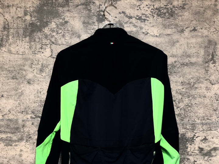 KO080 Q36.5 Hybrid Que Long Sleeve Jersey 長袖 サイクルジャージ 黒黄緑 S