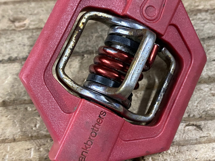 JN531 クランクブラザーズ crankbrothers キャンディ CANDY1 ビンディングペダル 赤 樹脂