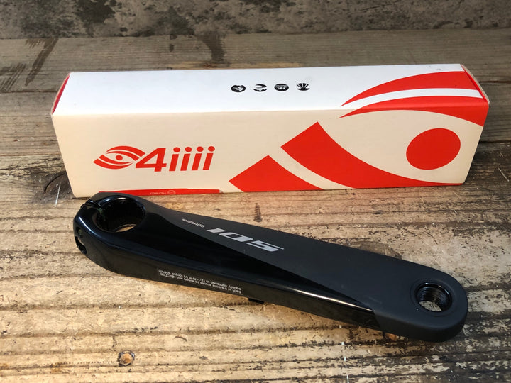 JU208 シマノ SHIMANO 105 FC-R7000 左クランク 4iii パワーメーター 165mm 接続確認済み