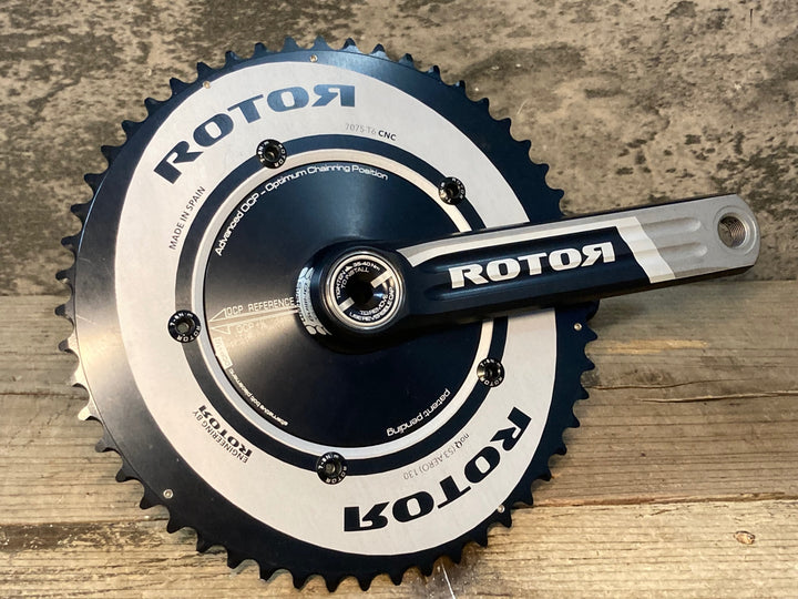 JS252 ローター ROTOR 3D+ AERO noQ クランクセット 165mm 53/39T 130BCD