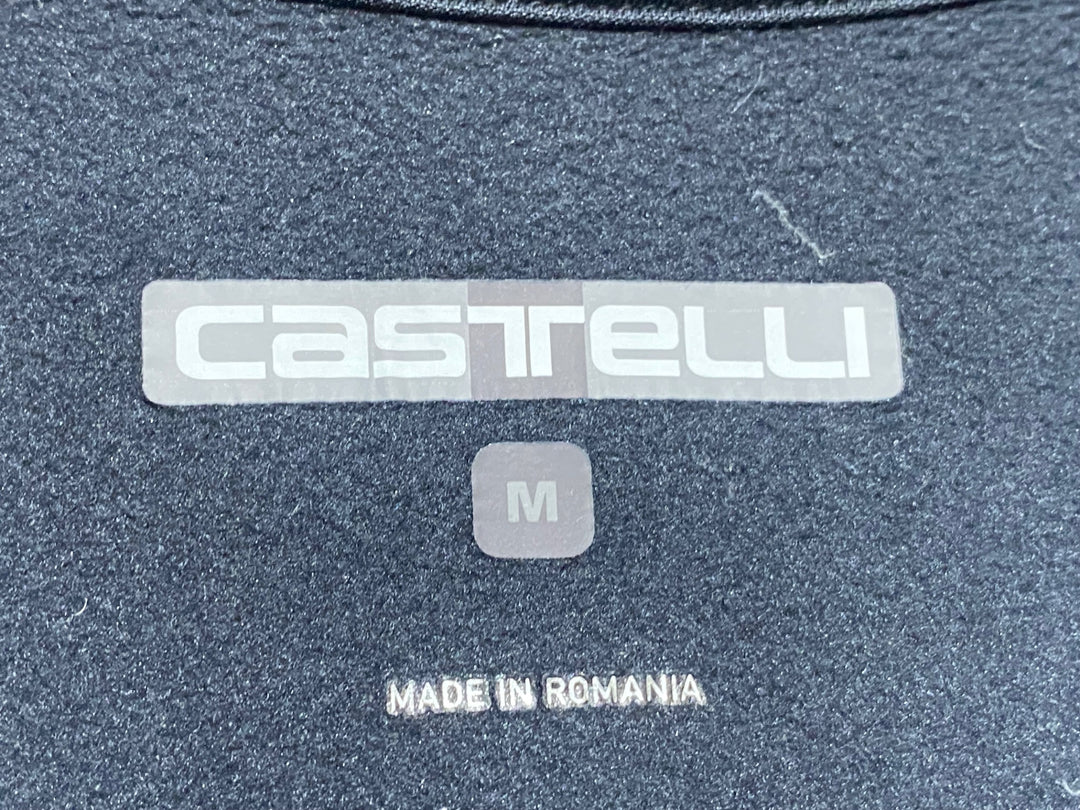 KN399 カステリ CASTELLI 長袖 サイクルジャージ 紺 M 裏起毛