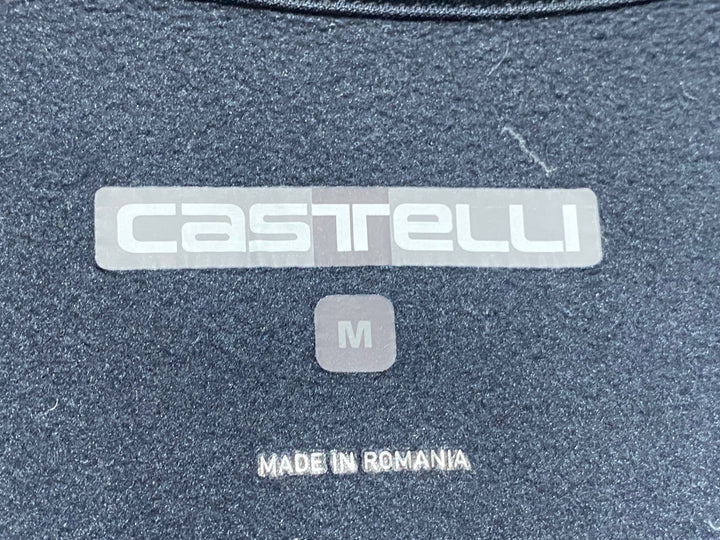 KN399 カステリ CASTELLI 長袖 サイクルジャージ 紺 M 裏起毛
