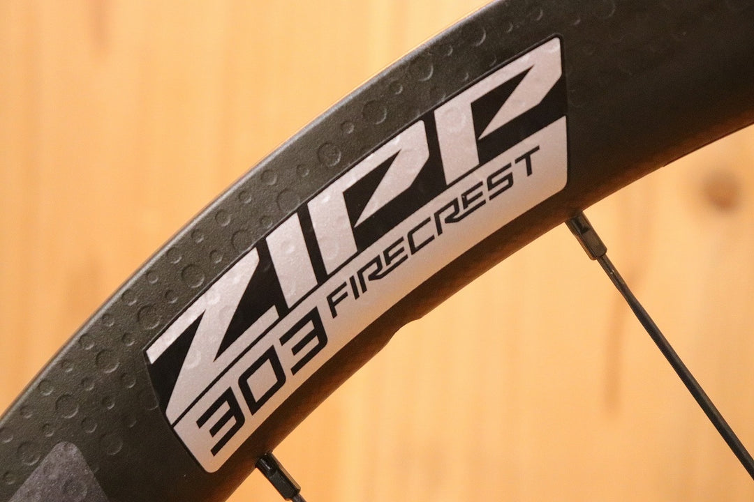 ジップ ZIPP 303 FIRECREST TUBELESS DISC カーボン チューブレスレディ ホイールセット シマノ 11S/12S フックレス 【芦屋店】