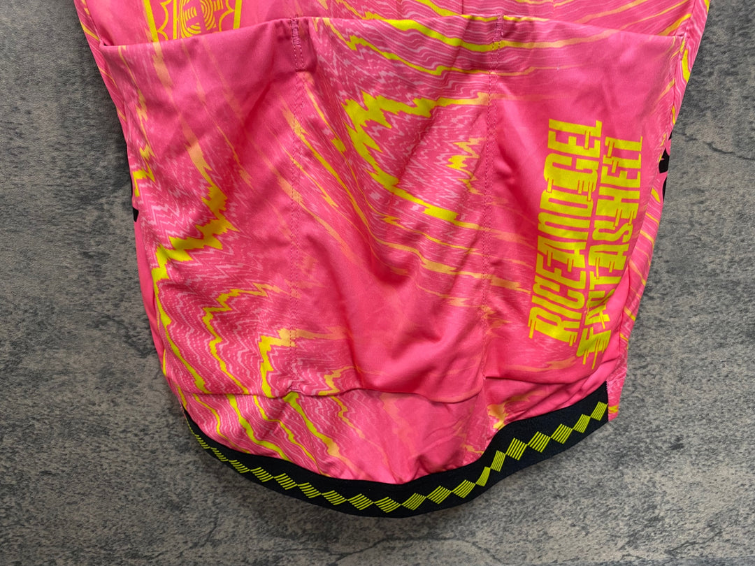 JM436 ラファ Rapha EF EDUCATION-EASYPOST MEN'S PRO TEAM JERSEY 半袖 サイクルジャージ ピンク S