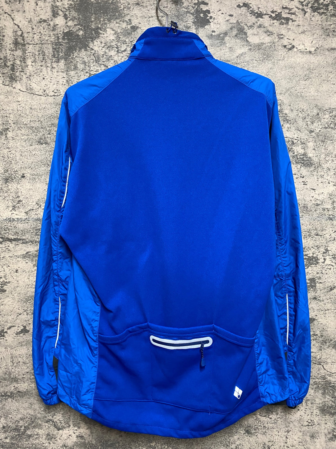 KD807 モンベル mont-bell ライトシェルサイクルジャケット 裏起毛 青