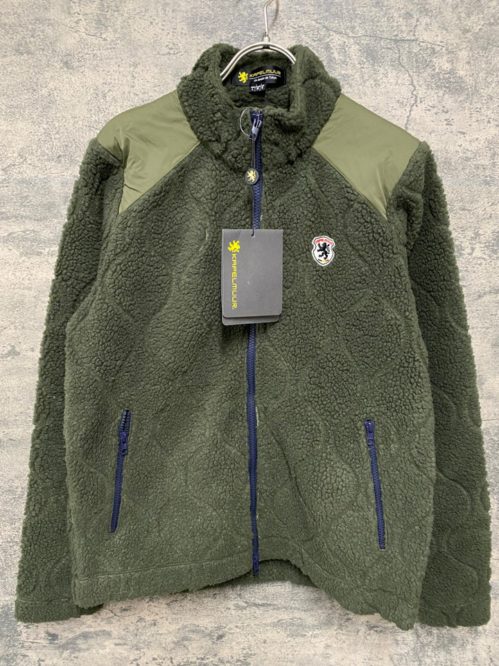 JY900 リオンドカペルミュール Lion de KAPELMUUR キルティングボアジャケット オリーブ L