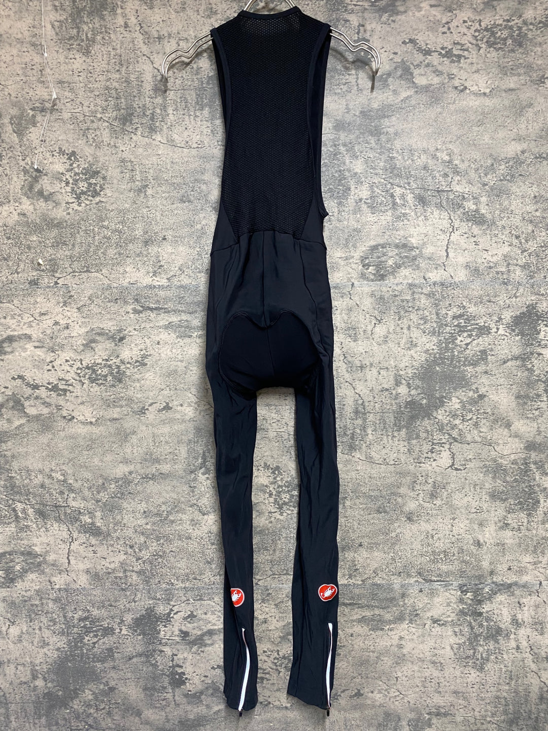 KD437 カステリ CASTELLI ビブタイツ 黒 M 裏起毛