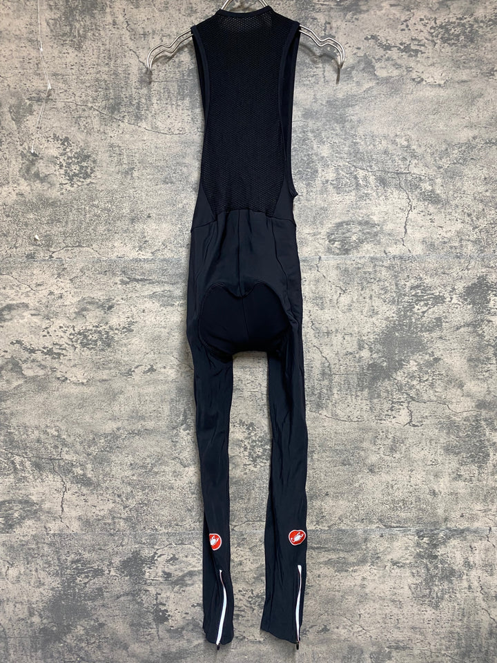 KD437 カステリ CASTELLI ビブタイツ 黒 M 裏起毛