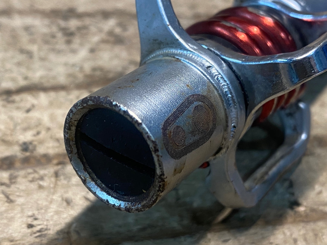 JN513 クランクブラザーズ CRANKBROTHERS エッグビーター eggbeater 1 ビンディングペダル 赤 ※錆び