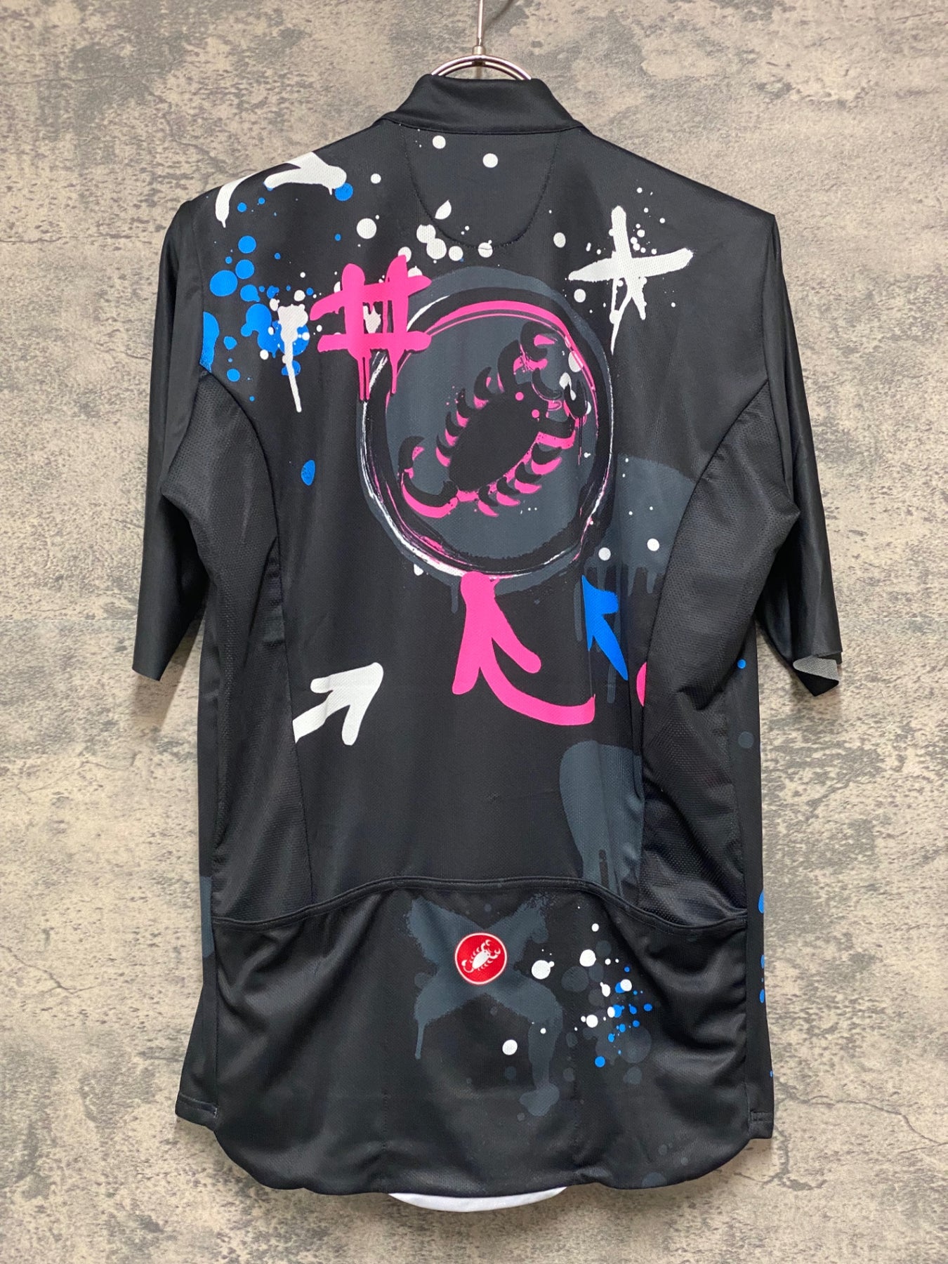 KC530 カステリ CASTELLI GRAFFITI 半袖 サイクルジャージ 黒 L – BICI